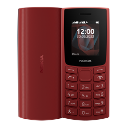 TELEFON NOKIA 105 (2023) DUAL SIM CZERWONY