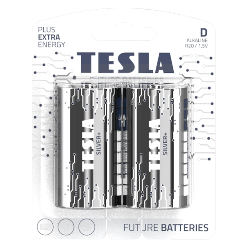 BATERIA TESLA D SILVER+ [2 SZT.]