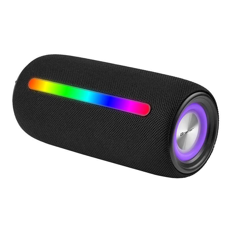 GŁOŚNIK TRACER STRIPE TWS BLUETOOTH RGB CZARNY