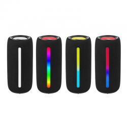 GŁOŚNIK TRACER STRIPE TWS BLUETOOTH RGB CZARNY