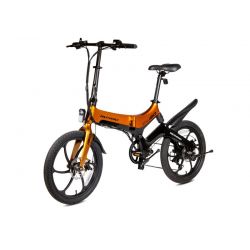 Rower elektryczny MS Energy i20 Pomarańczowo-czarny