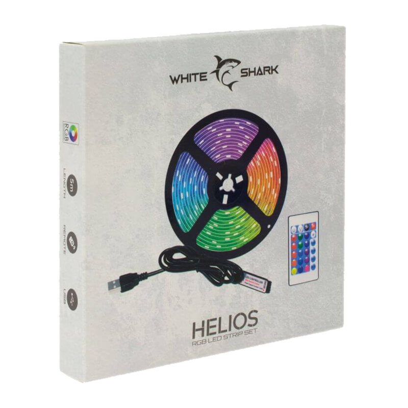 TAŚMA LED RGB WHITESHARK HELIOS KOLOROWA