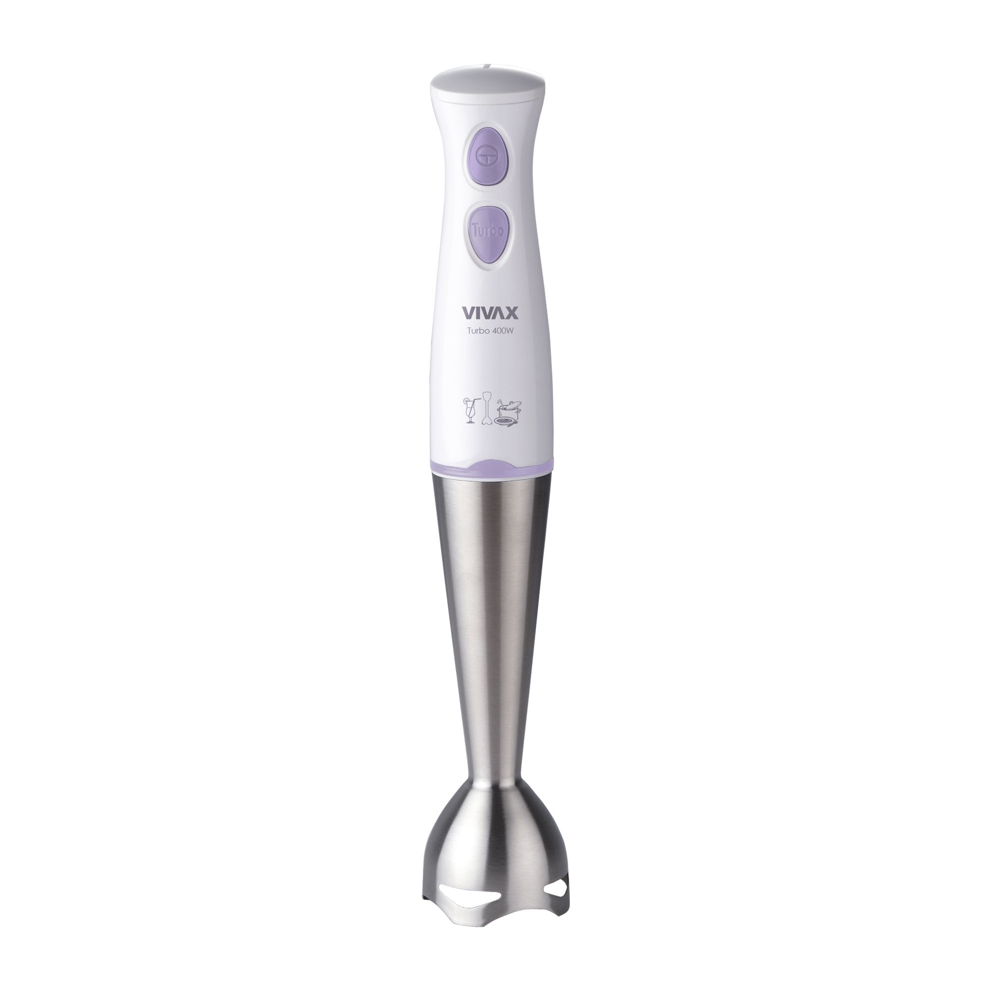 Biały blender ręczny Vivax